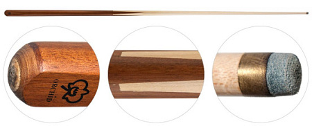 Кий / cнукер 1-pc "ST-1" (10 мм, коричневый)