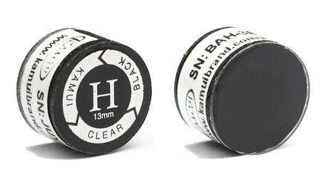 Наклейка для кия <Kamui Clear Black> (H)13 мм