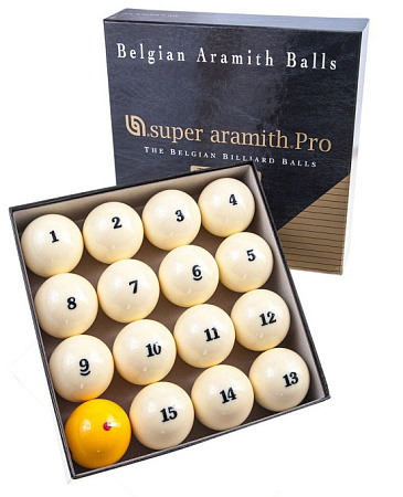 Комплект бильярдных шаров 67 мм "Super Aramith Pro Standard"